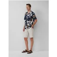 s.Oliver Shorts Bermuda Lockere Bermuda aus Leinenmix
