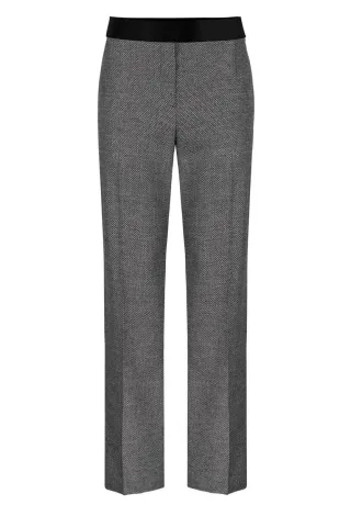 Bianca - Stretch-Hose mit Reißer-Taschen - Parigi schwarz - Gr. - 46