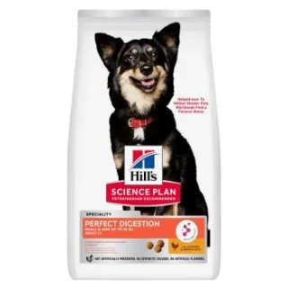 Hill's Hill’s Science Plan Trockenfutter Hund, Perfect Digestion, Small & Mini Breed Adul, mit Huhn und braunem Reis 6 kg
