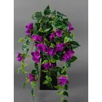 Kunstranke Bougainvillearanke 65cm ZF Kunstpflanzen Kunstblumen künstliche Ranke Bougainvillea, Seidenblumen Roß, Höhe 65 cm, Lila