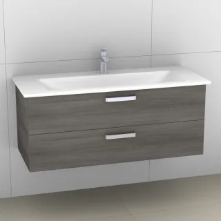 Artiqua 414 Waschtischunterschrank für Venticello 4104CG, Graphit Struktur quer, 414-WU2L-V113-7070- 414-WU2L-V113-7070-401