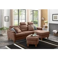Home affaire Ecksofa Palmera L-Form, B: 244 cm - OTTO. Verlässliche Qualität., optional Bettfunktion & Bettkasten, Federkern
