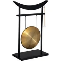 Atmosphera Créateur d'intérieur Dekoobjekt Chinesischer Gong, Dekoobjekt, 69,5 cm (Deko-Objekt, Deko-Objekt)