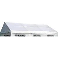 DEGAMO Pavillon-Ersatzdach PALMA, für Zelt 4x6 Meter, PE weiss 180g/m², mit Spanngummis