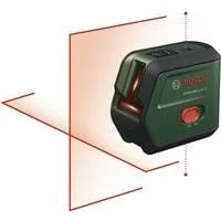 Kreuzlinienlaser UniversalLevel 2 UNI grün, rote Laserlinien, Reichweite 12 Meter