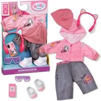Baby Born Puppenkleidung Cool Girl Outfit 43 cm (Set), passend für Click & Play BABY born Puppen Größe 43 cm