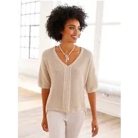 heine Strickpullover Pullover Kurzarm