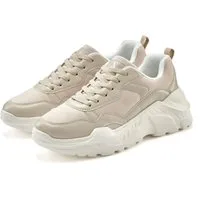 LASCANA Turnschuhe, Halbschuh, Sportschuh, Freizeitschuh, Schnürschuh, Sneaker mit leichter Chunky Sohle VEGAN