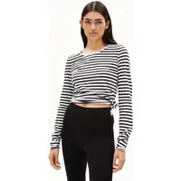 Armedangels Longsleeve EINIAARA STRIPES Longsleeve aus Bio-Baumwolle Slim Fit