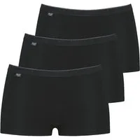 sloggi Panty 3er Pack Basic + (Spar-Set, 3-St) Short Slip - Baumwolle - Atmungsaktiv - Angenehm auf der Haut