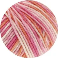 LANA GROSSA COOL WOOL PRINT Häkelwolle, 160 m (50 Gramm), extrafeine Merinowolle