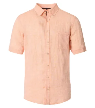 CASAMODA - Leinenhemd orange - Gr. - XXL
