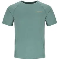 Wattlöper T-Shirt 11217SH Herren Funktionsshirt Kurzarm mit UV-Schutz Schnelltrocknend Unifarbenes Funktions-T-Shirt mit kleinem Logo-Print auf der Brust