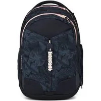 Satch Schulranzen Schulrucksack MATCH Midnight Jungle (1 Stück), Schulranzen, ergonomisch, 30 + 5 Liter, 4 Fächer
