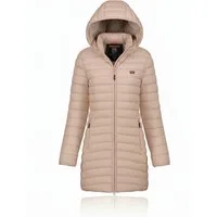 Geographical Norway Steppmantel Damen Outdoorjacke Lange Steppjacke Parka S-2XL