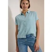 CECIL Hemdbluse aus softem Materialmix