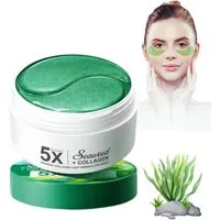 Montegoni Augenpads Anti Aging, Beruhigende Augenmaske gegen Augenringe und Schwellungen, 60-tlg., Lindert Müdigkeit, Reduziert Schwellungen, Anti Aging Augenpflege Pads gegen Falten,Augenmaske AntiFalten Wirkung