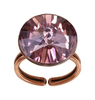 konplott - Ring - Rivoli braun/violet