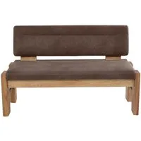 K+W Komfort & Wohnen Polsterbank, gepolsterte Stauraumbank, Massivholz, in 2 Breiten 161cm oder 181cm
