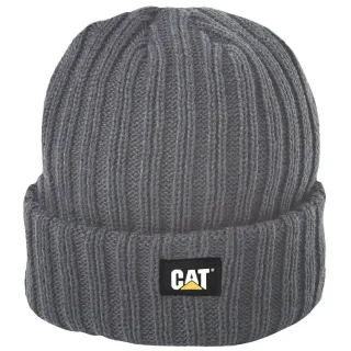 Caterpillar Rib Uhr Unisex Erwachsene Grauer Beanie Hut