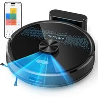 lubluelu Nass-Trocken-Saugroboter SL60 Ultra mit Wischfunktion Staubsauger Lasernavigation APP Steuerung, 42 W, beutellos, Intelligente Teppichreinigung,5 Karten speicherbar/APP-Steuerung