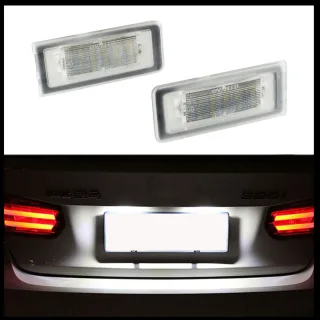 2x LED PREMIUM Kennzeichenbeleuchtung für Audi TT 8N Roadster Coupe 1998-2006