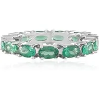 Cavill Silberring Cavill Ring aus 925 Sterlingsilber mit grünem Apatit, Oval 24x21 mm (1-tlg)