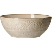 Ritzenhoff & Breker Schale OMARA, Ø 23 cm, Beige, Steingut, (1-tlg), spülmaschinengeeignet