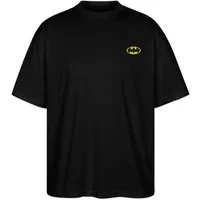 Spreadshirt T-Shirt DC Comics Batman Original Logo Stick Oversize Unisex T-Shirt (1-tlg)