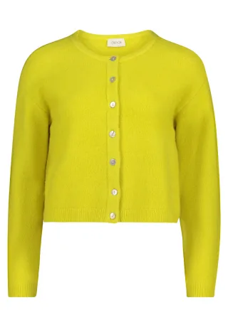 CARTOON - Strick-Cardigan neon yellow - Gr. - 36