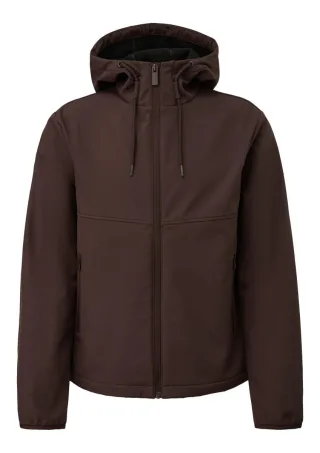 Q/S designed by - Outdoor-Jacke mit Kapuze braun - Gr. - S