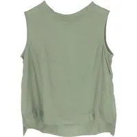 Guru-Shop Longbluse Luftiges Boho Blusentop, Basic Sommertop - salbei alternative Bekleidung