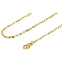AKZENT Edelstahlkette Elouise, goldfarbig, Ionenplattierung (Einzeln)
