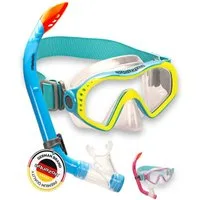 AQUAZON Taucherbrille STARFISH mit Schnorchel, Schnorchelset, Kinder von 7-12 Jahren