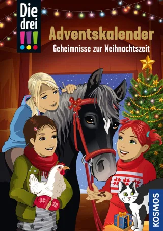 Die drei !!! Geheimnisse zur Weihnachtszeit: Adventskalenderbuch mit Stickern