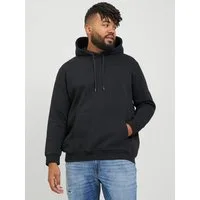 Jack & Jones PlusSize Kapuzensweatshirt JJEBRADLEY SWEAT HOOD NOOS PLS mit Rippbündchen
