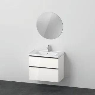 Duravit D-Neo Möbelwaschtisch mit Waschtischunterbau und Spiegel 800x480x2000 mm - DE011002222 DE011002222