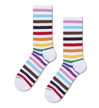 happy socks - Pride Sneaker Sock Weiß - Gr. - 43.5