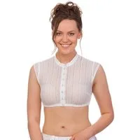 MarJo Dirndlbluse Dirndlbluse - NELE-DELROSE - weiß, creme