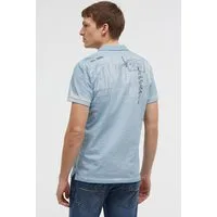 CAMP DAVID Poloshirt mit Seitenschlitze