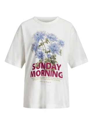 JJXX - JXSANDRA LOOSE SS TEE JRS Cloud Dancer - Gr. - XS