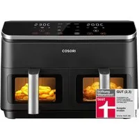 Cosori Fritteuse CAF-R901-AEU, 8,5 l Fassungsvermögen, 10 Funktionen, Timer, 2 Displays