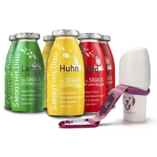 SmoothieDog Klassik + Doggyroller Rosa Gr. M