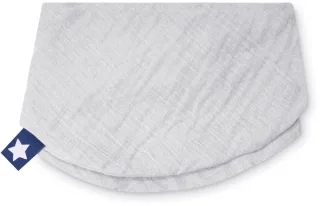Zöllner Musselin Halstuch 40x17cm grau