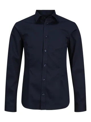 JACK&JONES - JPRPARMA SHIRT L/S NOOS JNR Navy Blazer - Gr. - 164