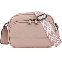 TAN.TOMI Schultertasche Damen Umhängetasche mittelgroß Handtasche mit Verstelbaar, Weich Breiter Gurt für Pendeln Reise Campus Verabredungen