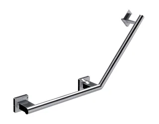 emco system 2 Winkelgriff links 135 Grad, mit Befestigungsmaterial, chrom, 357000104 357000104