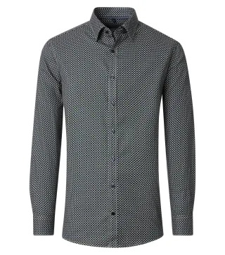 CASAMODA - Freizeithemd blau - Gr. - XXL