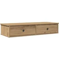 vidaXL Regal Wandregal mit Schubladen Artisan-Eiche 100x37,5x19 cm, 1-tlg.