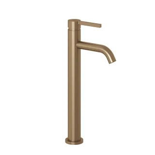 KLUDI NOVA FONTE Pura Waschüssel-Einhandmischer ohne Ablaufgarnitur Brushed Bronze 20298N115